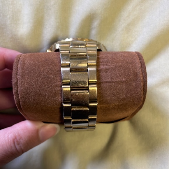 Michael Kors Gold Watch with Blue Face - Picture 8 of 13